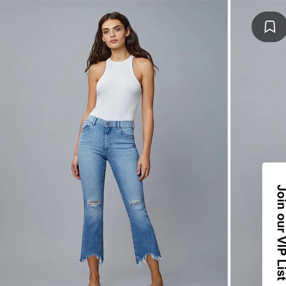 DL1961 Bridget Boot High Rise Instasculpt Crop Size 30 - Picture 1 of 5